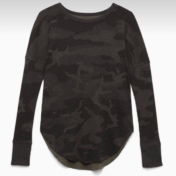 Aritzia TNA Alder Long Sleeve Waffle Tee (XXS) - Picture 1 of 4